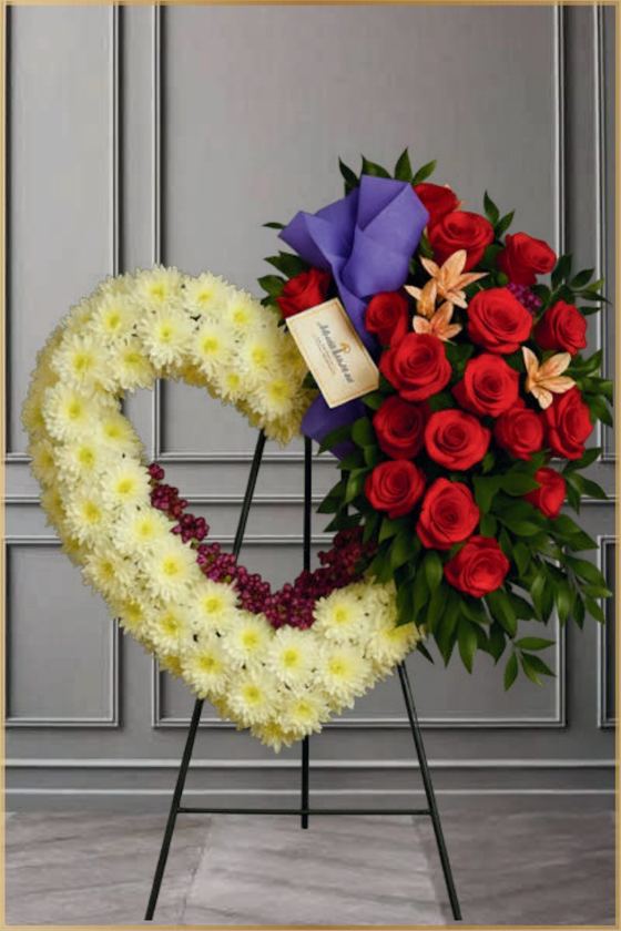Corazón floral C.F:002