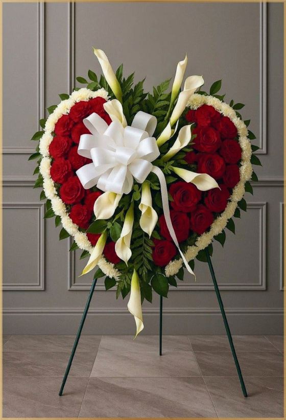 Corazón floral C.F:008