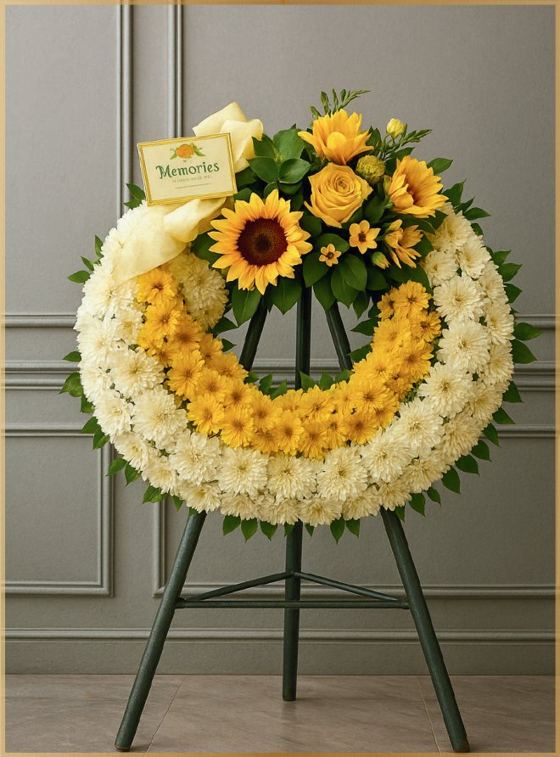 Corona fúnebre C.F:018