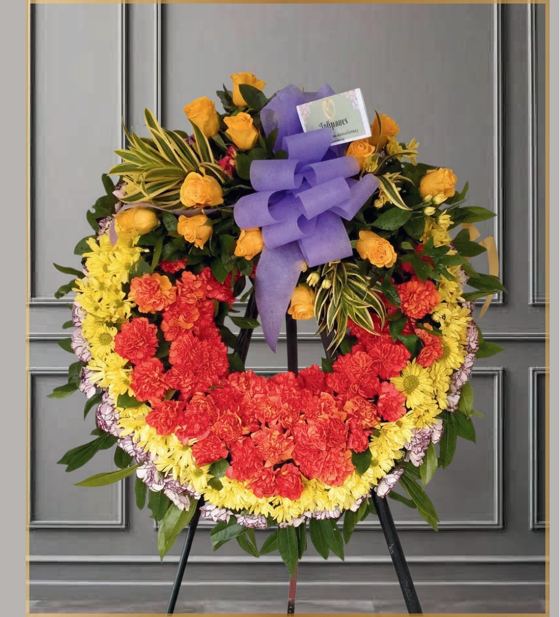 Corona fúnebre C.F:026