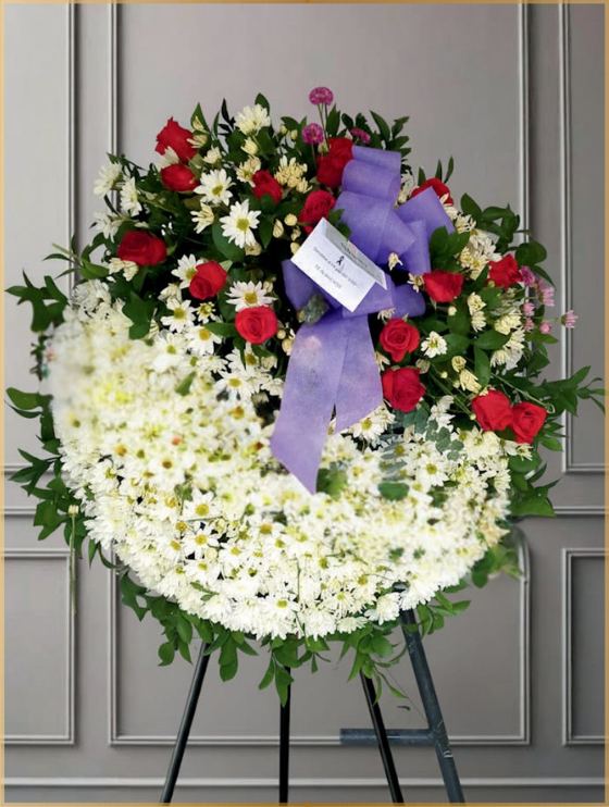 Corona fúnebre C.F:028